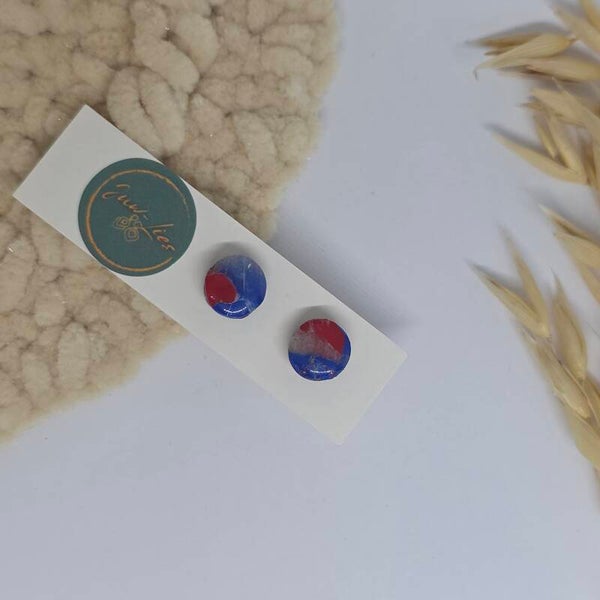 blauw rode oorstekers