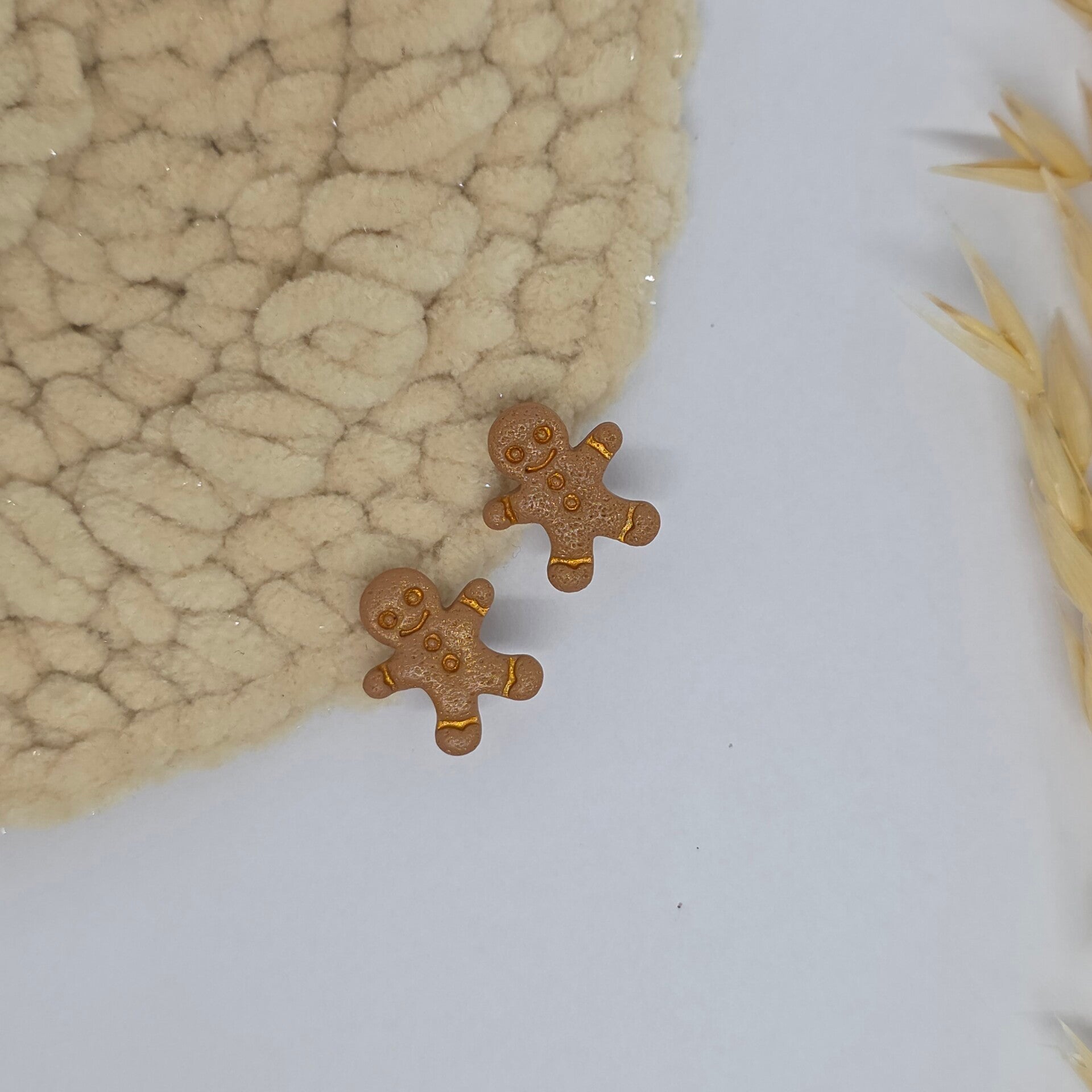 kerst koekenmannetje met gouden randjes