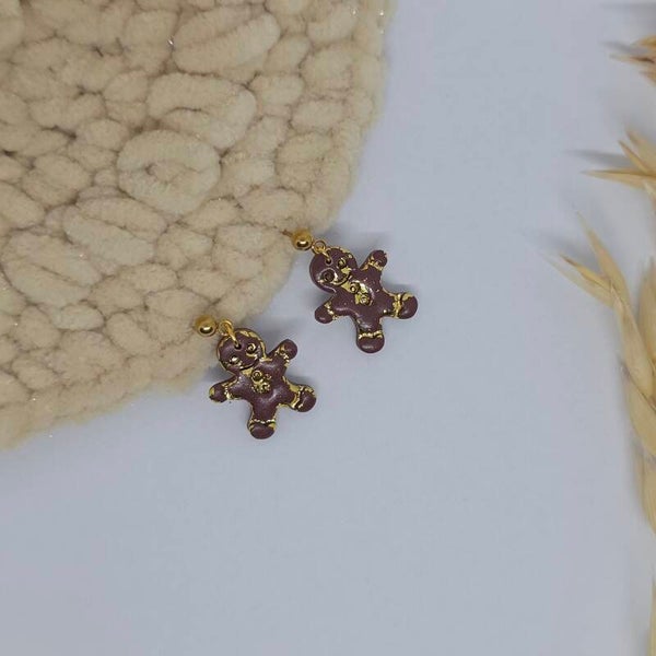 kerst koekenmannetje met goud