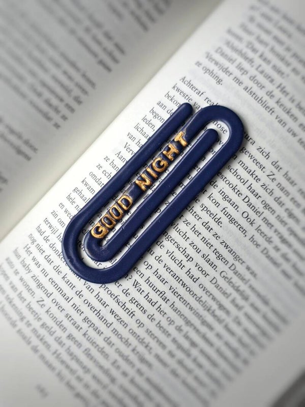 bladwijzer paperclip good night