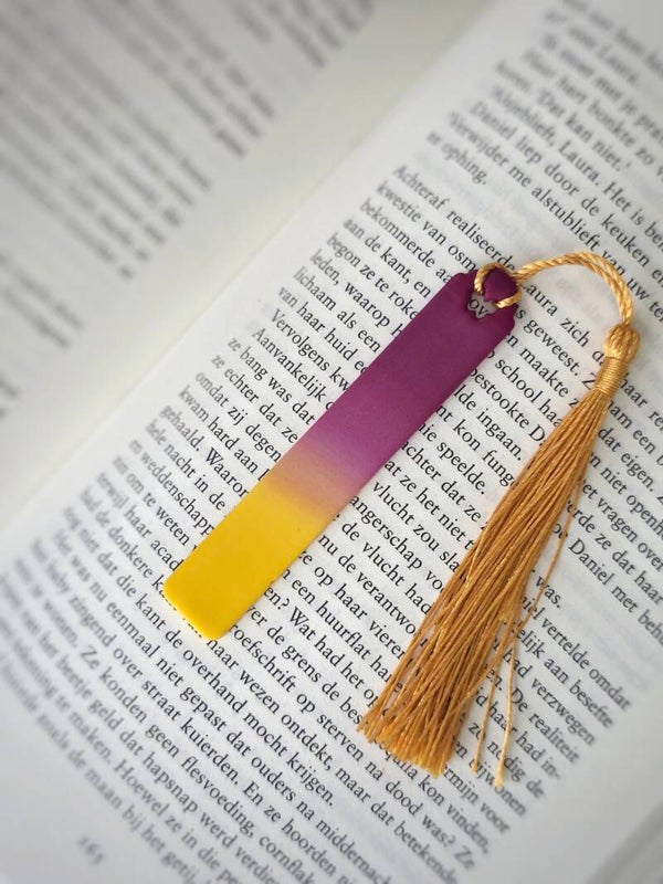 geel roze bladwijzer