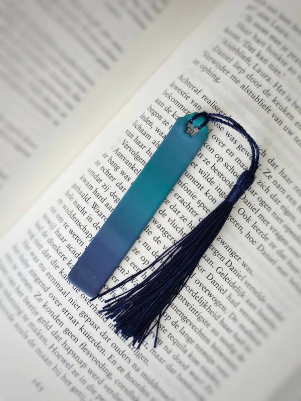 blauwe bladwijzer