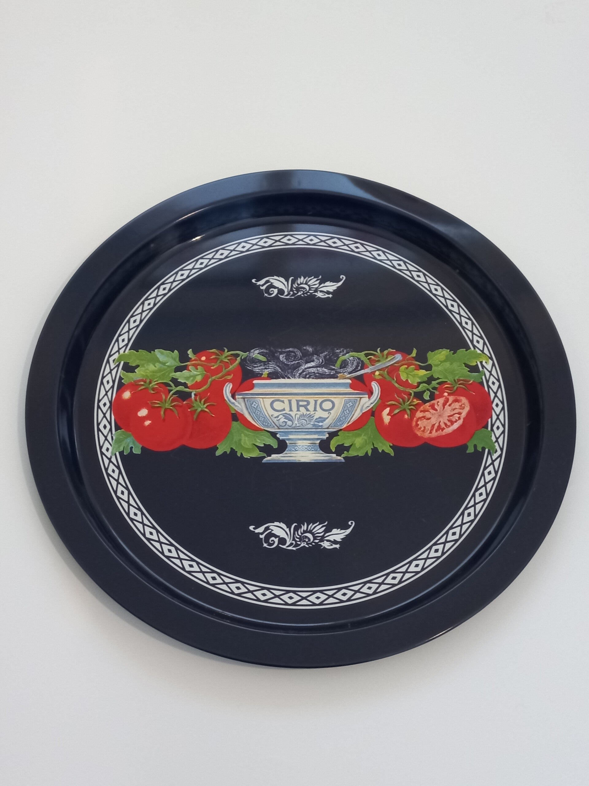 Vassoio pubblicitario in latta Cirio Vintage