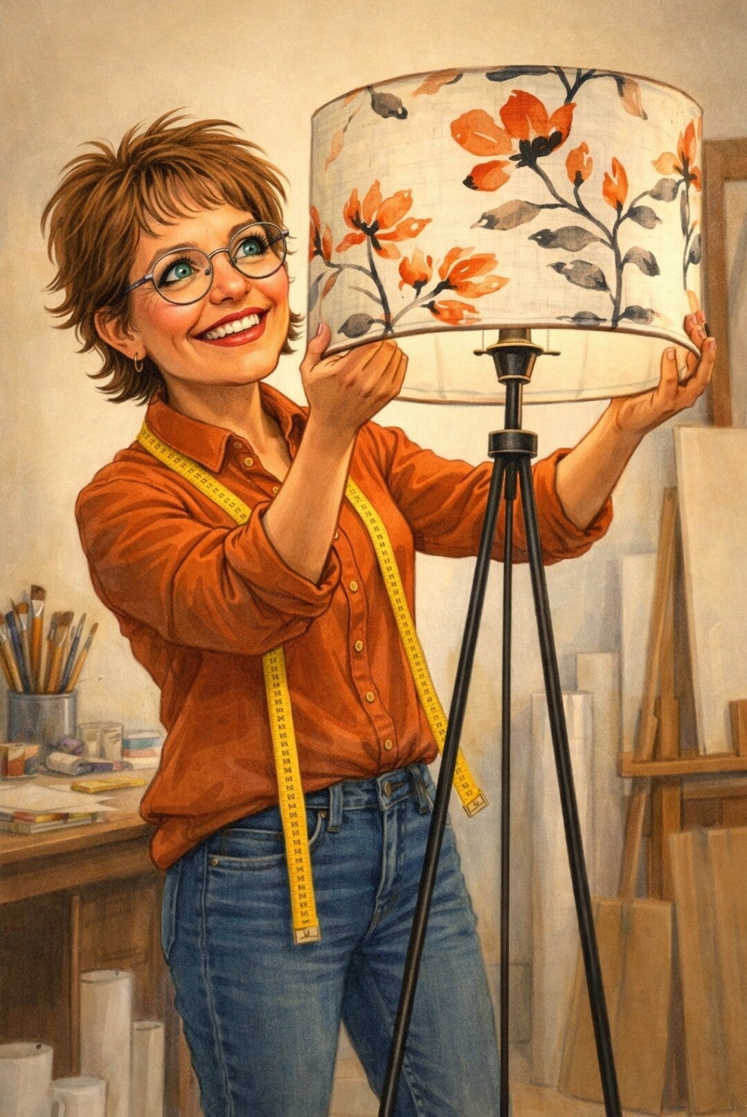 Lewe atelier: Lampenkap Pijnacker