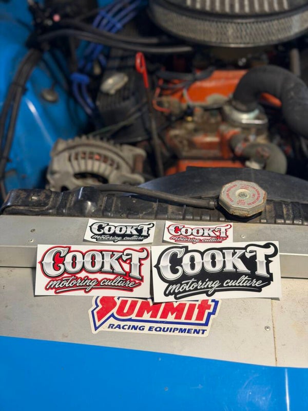 COOKT mixed slap stickers