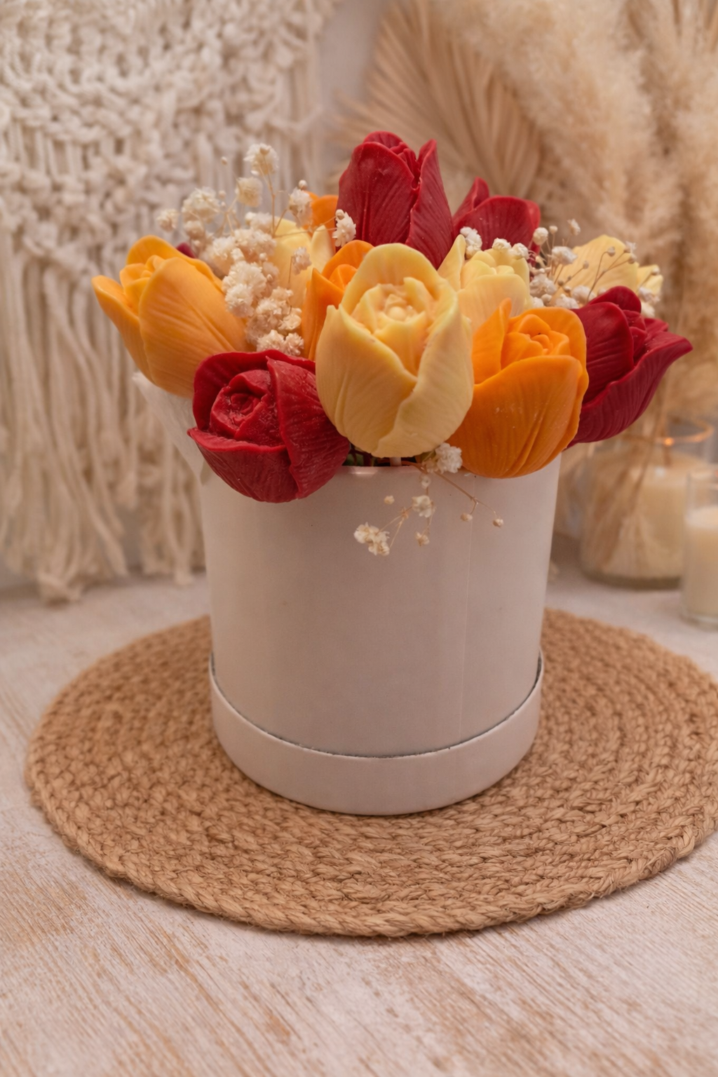 Bouquet éternelle '' le printemps bohème"