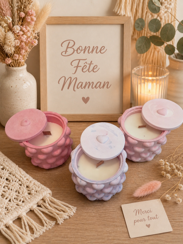 Bougie fêtes des mères