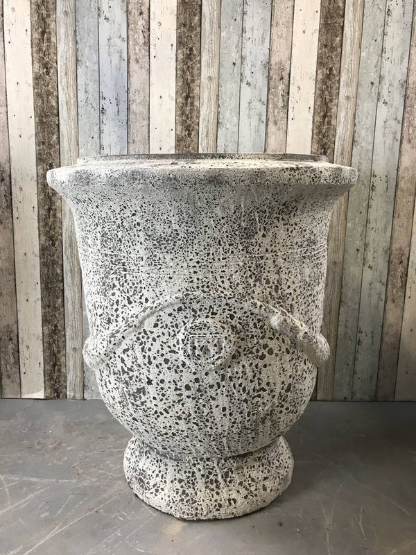 TV163740 Devaso tuinvaas aardewerk ocean oxide.