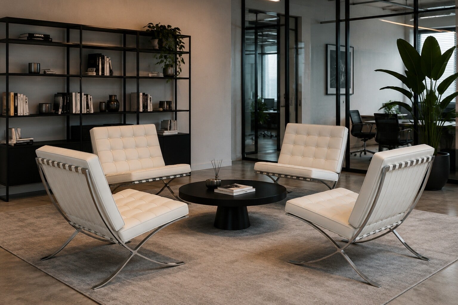 Barcelona Chair Wit