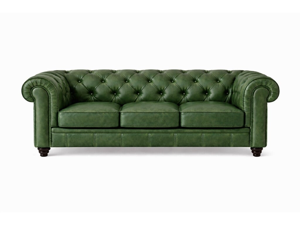 Chesterfield Bank Groen 3-zits