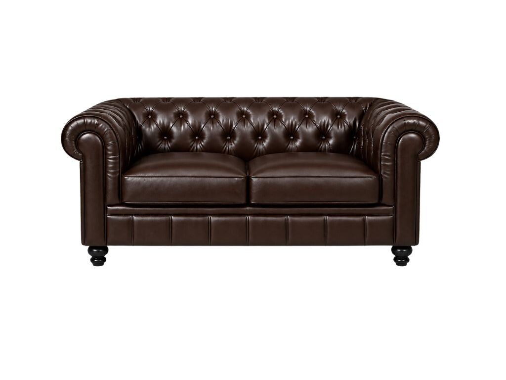 Chesterfield Bank Mokka Bruin 2-zits