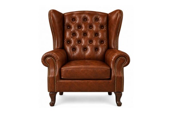 Chesterfield Fauteuil Bruin