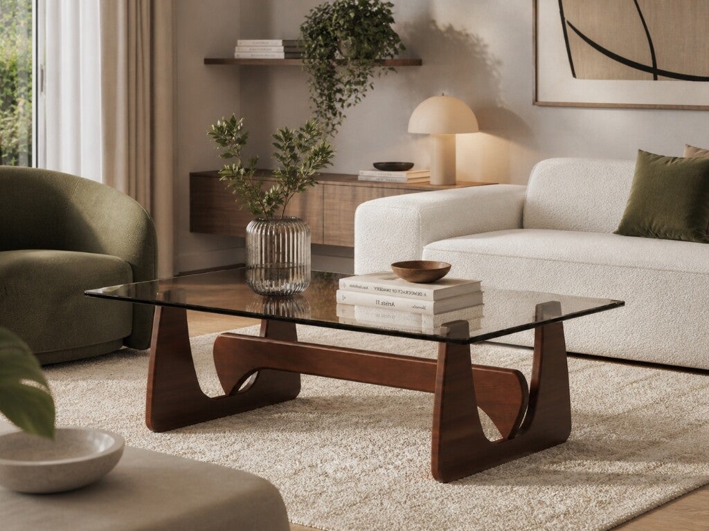 Salontafel hout walnoot