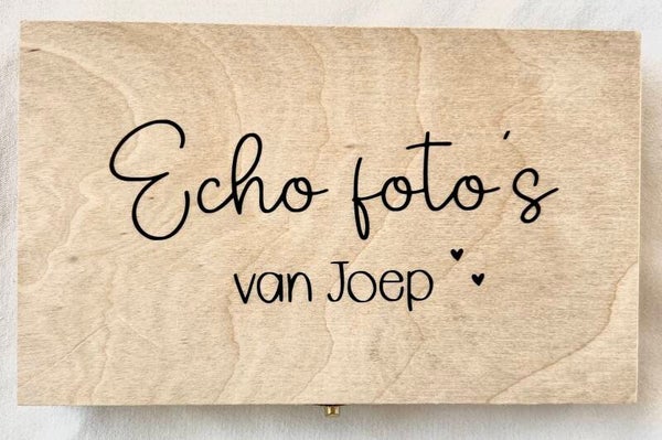 Echokistje (met of zonder naam)