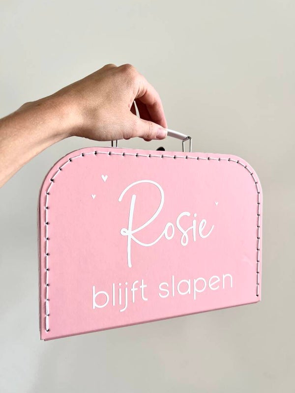 Koffertje ... blijft slapen