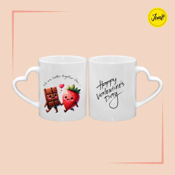 Chocolate and Strawberry mug
