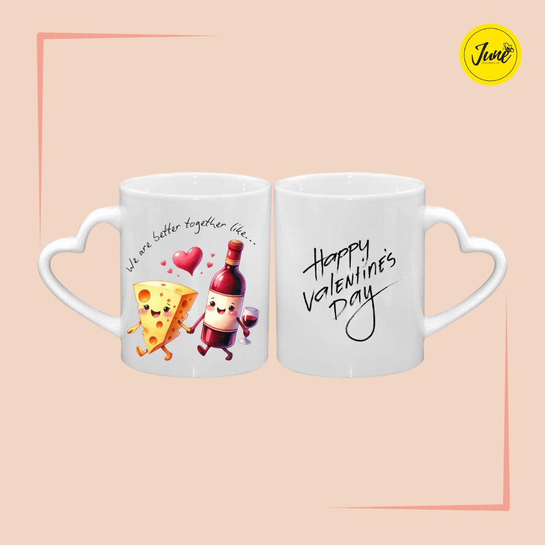 Cheese and Wine mug