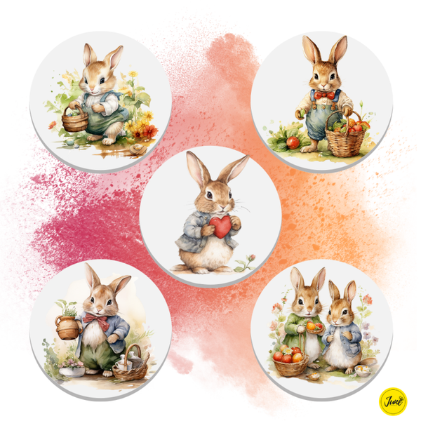 Easter Coasters (set of 5)