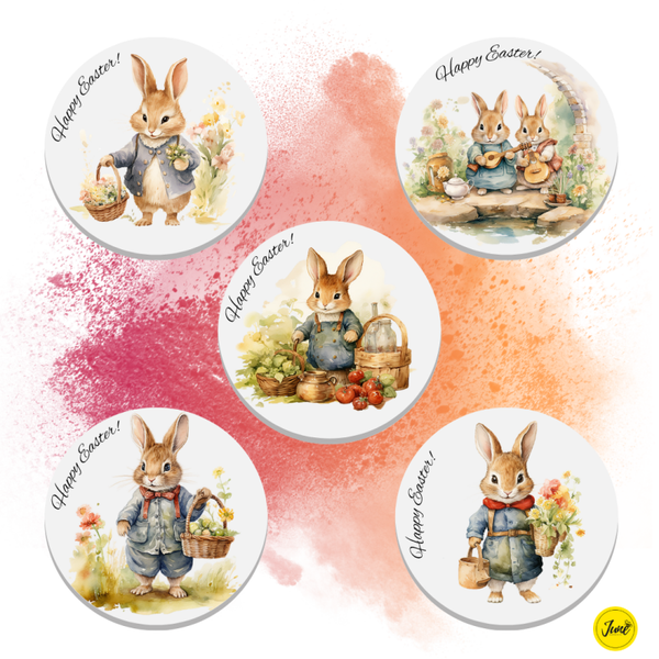 Easter Coasters (set of 5)