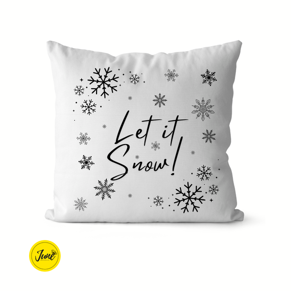 Let it snow! (monochrome) - Cushion