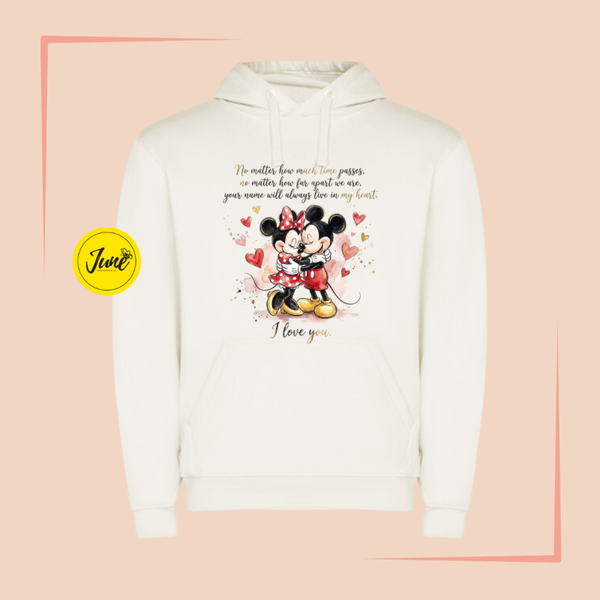 Mickey Mouse & Minnie Mouse - I LOVE YOU hoodie