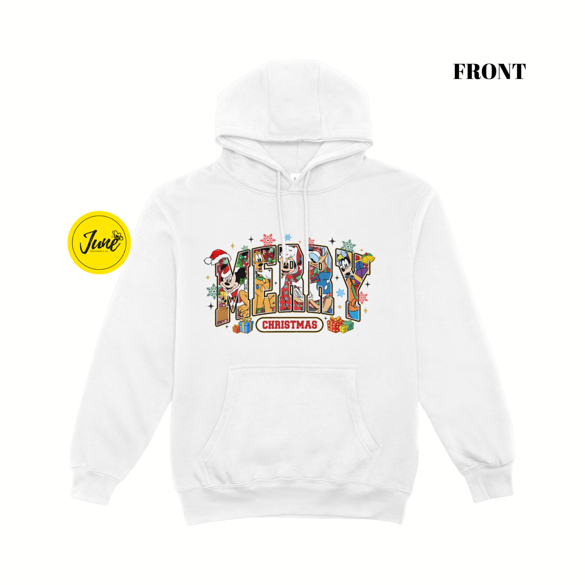 Mickey Mouse and Friends - Christmas cheer (Front & Back) - Hoodie