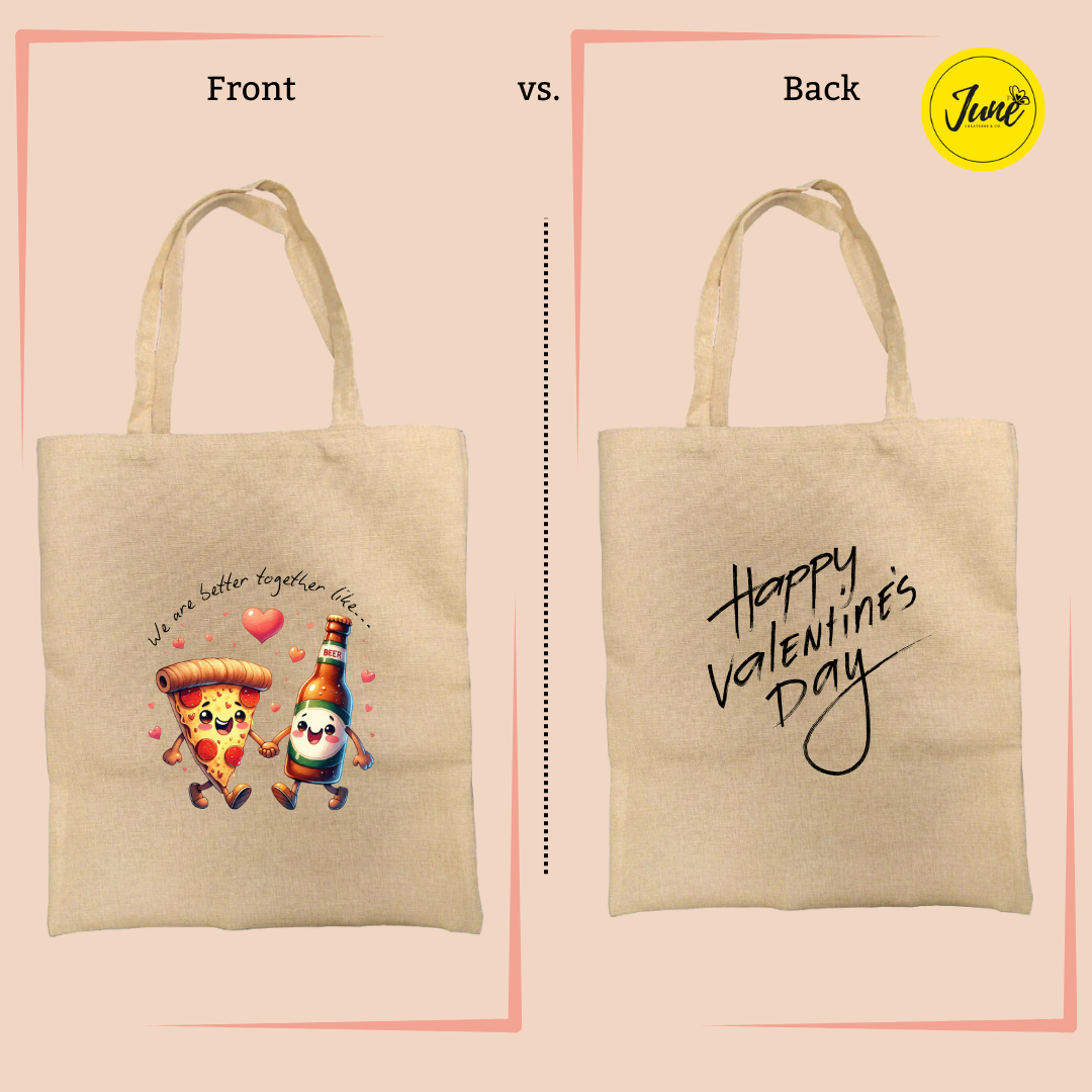 Pizza and Beer Tote Bag