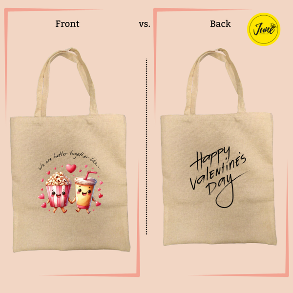 Popcorn and Soda Tote Bag