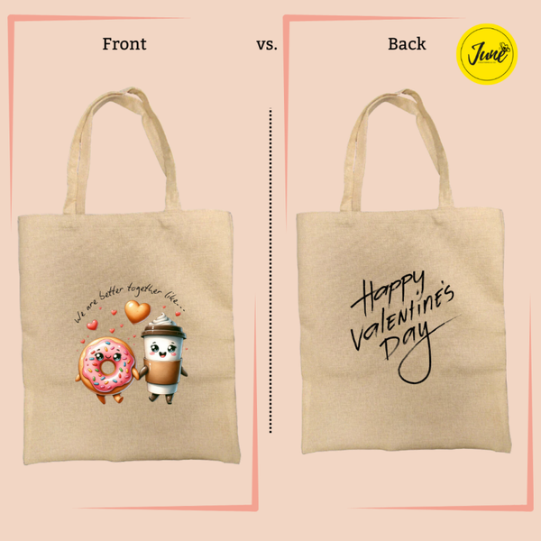 Donut and Coffee Tote Bag