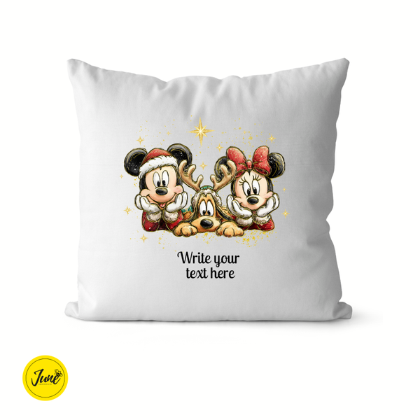 Mickey, Minnie, Pluto - Cushion