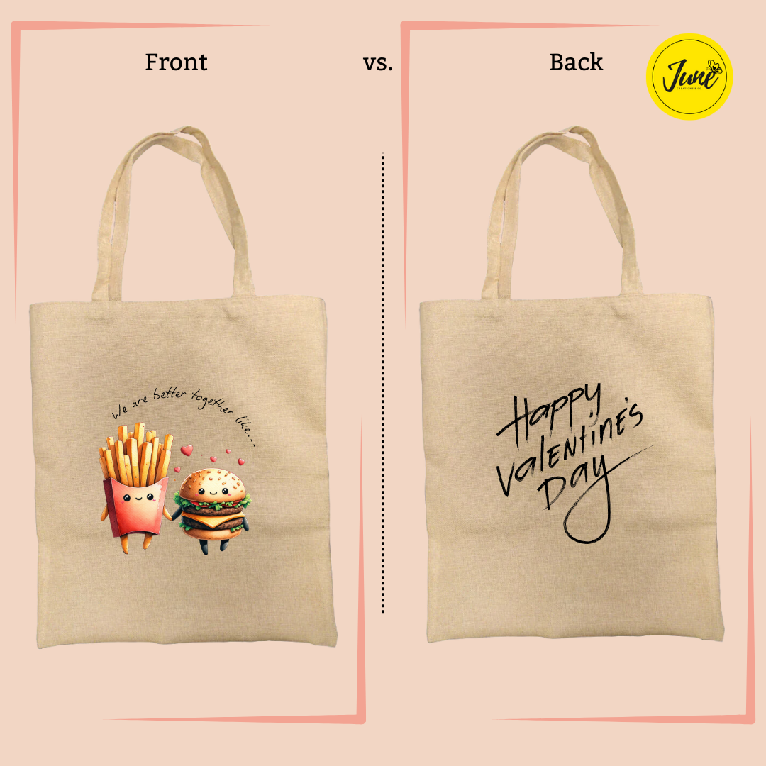 Fries and Burger Tote Bag