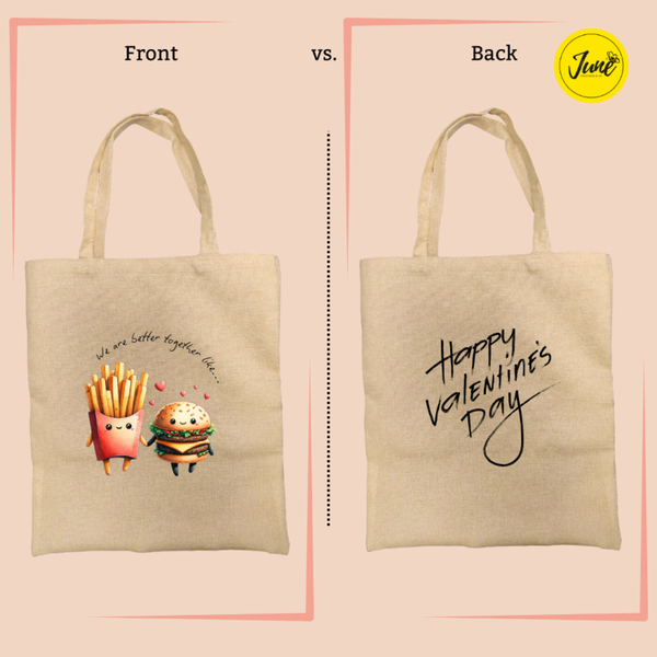Fries and Burger Tote Bag