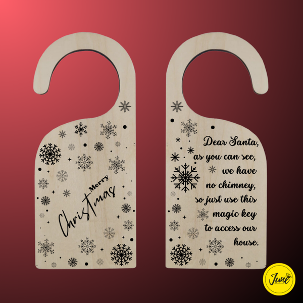 Santa's Magic key with door hanger - 3