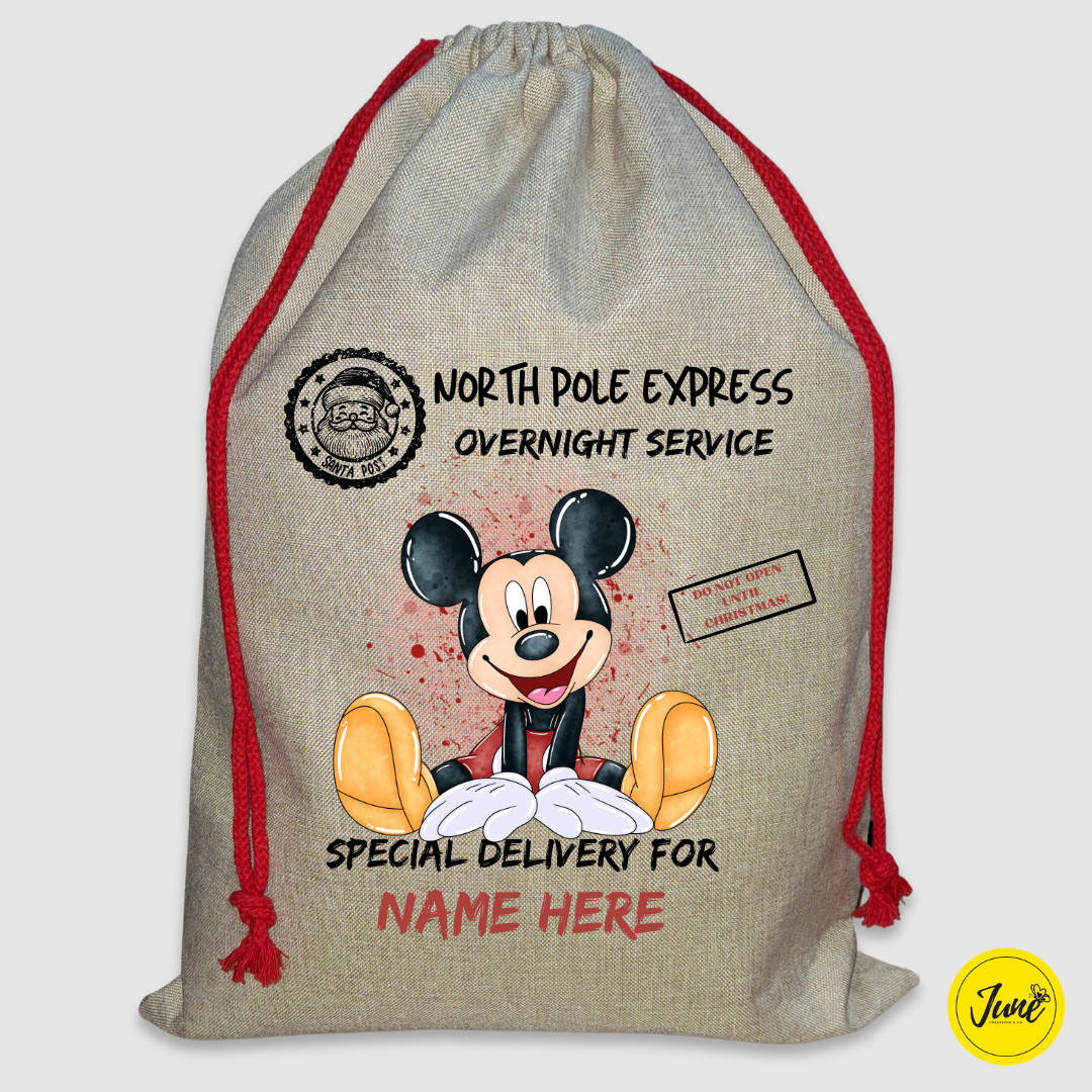 Mickey Mouse's Santa's bag