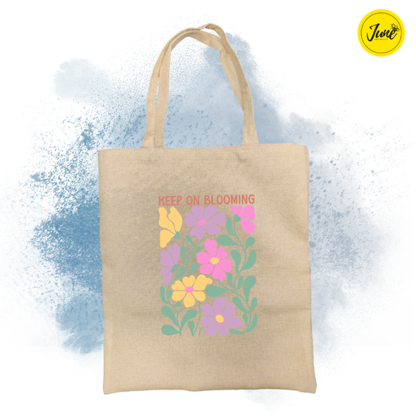 Summer_Keep on Blooming Tote Bag