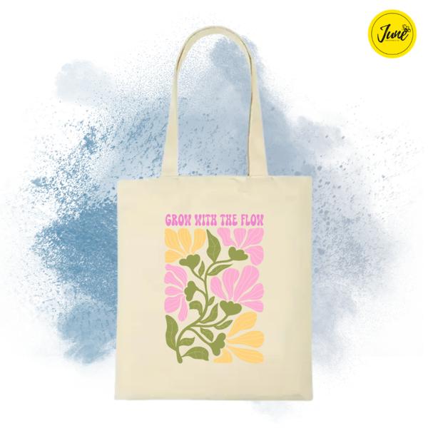 Summer_Grow with the Flow Tote bag