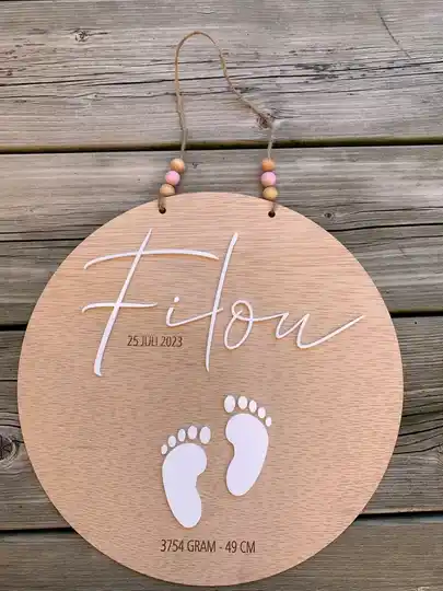 Geboortebord Filou