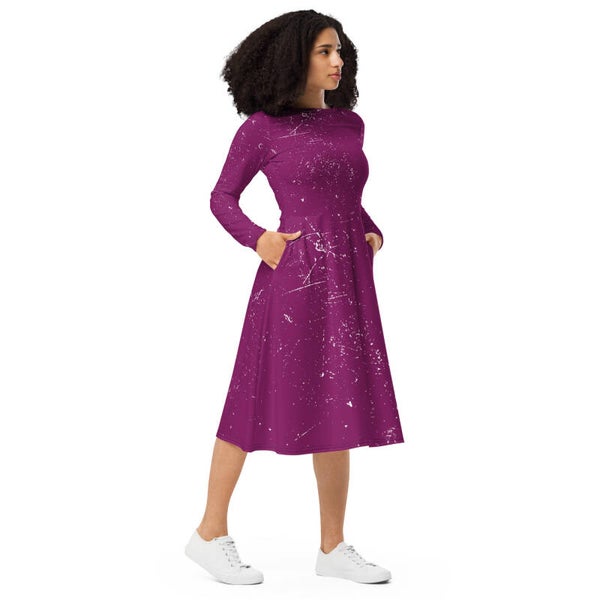 VIOLET ROBE LONGUE