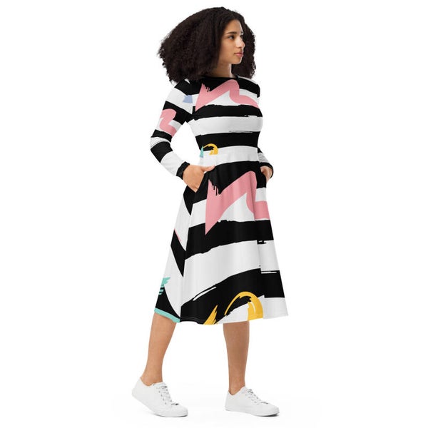 TACHES ROBE LONGUE PUDIQUE