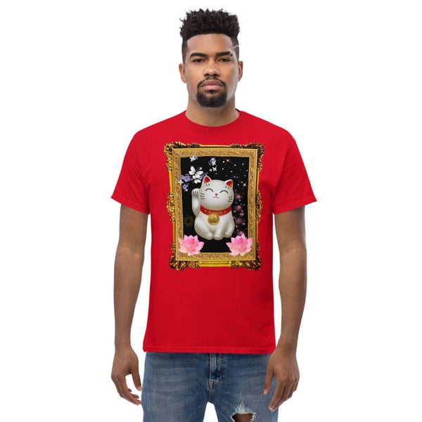 CHAT CHINOIS HAUT ROUGE