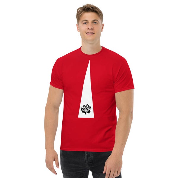 TRIANGLE FLURS HAUT ROUGE