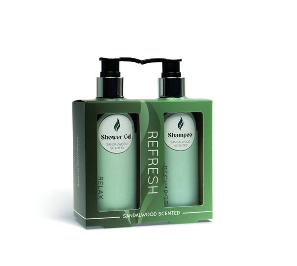 Heren Refresh Geschenkset Sandalwood Scented