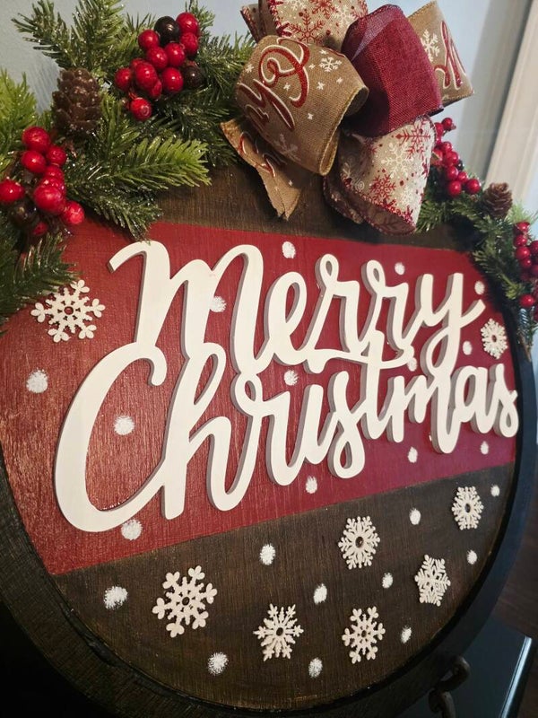 Christmas Sign/ Door Hanger