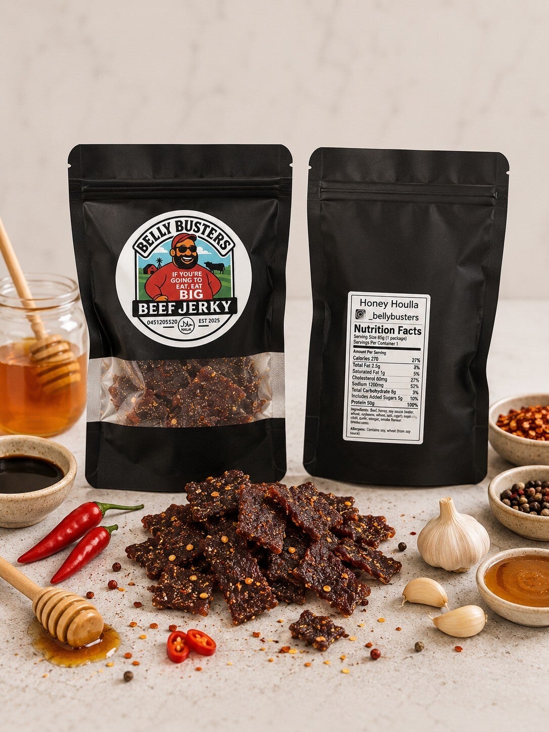 Honey Garlic Soy Net Weight 85g