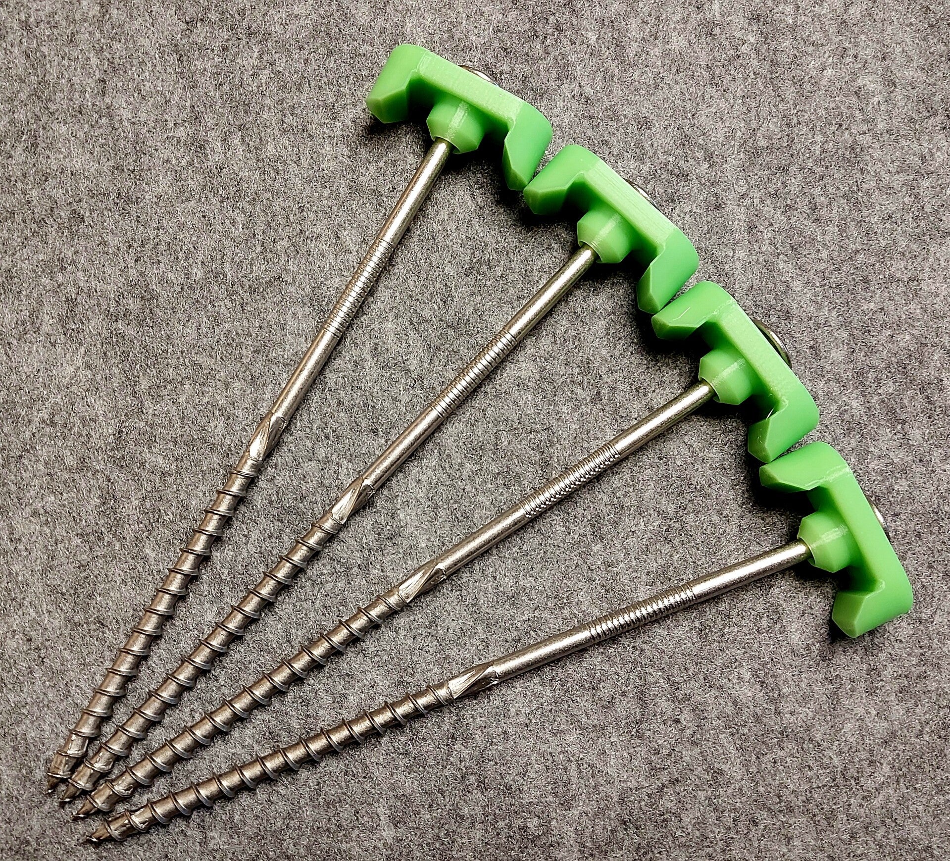 Schraubhering Edelstahl 8x200 mm mit Abspannhilfe