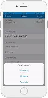VERZENDEN VAN DE FACTUREN/BONNEN / ONLINE BOEKHOUDER