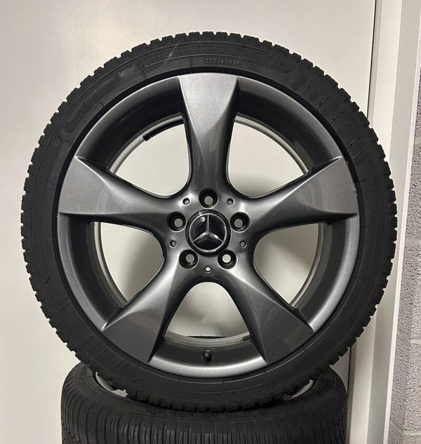Origineel! Mercedes-Benz SLK R172 Velgen + Winterbanden