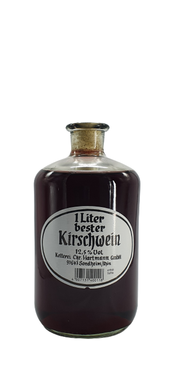 Kelterei Chr. Hartmann - Kersenwijn in apothekersfles (1 Ltr.)