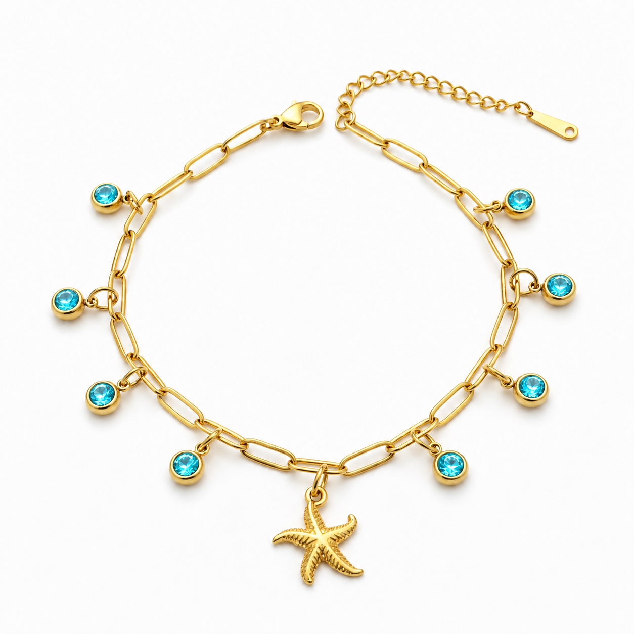Aqua Drop Fußkette