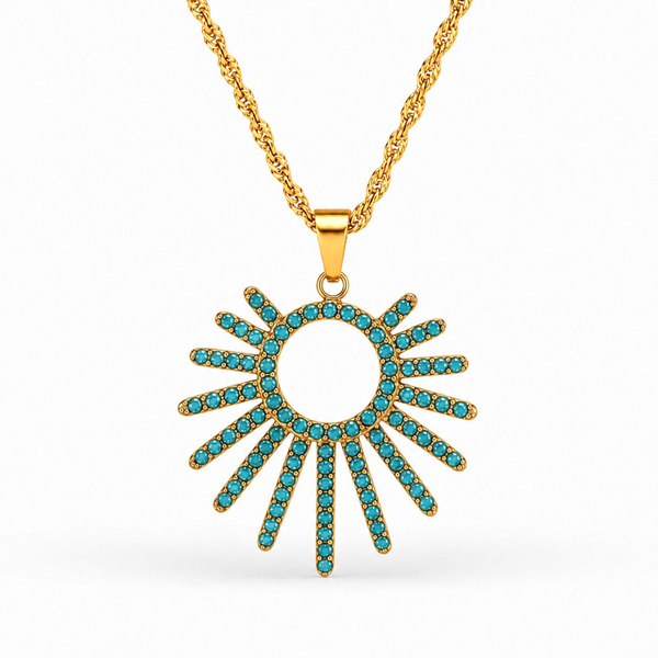 Aqua Sun Halskette